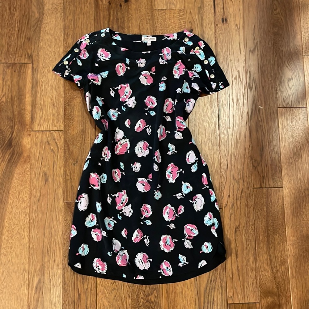 Juices Couture Satin Floral Dress